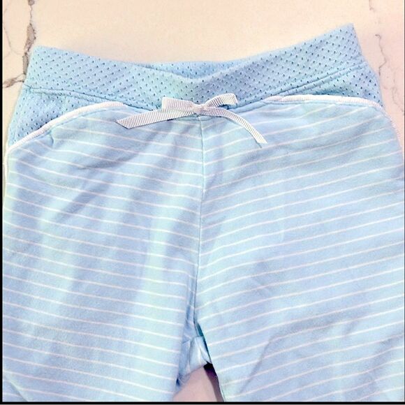 Gymboree | Vintage Baby Girls Blue Dandelion Wishes Striped Athletic Pan… - Picture 7 of 11